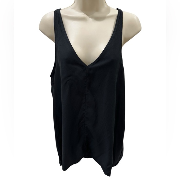 James Perse Los Angeles black V cut tank sleeveless - Picture 1 of 7